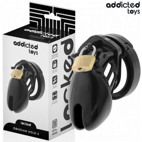 ADDICTED TOYS LOCKED - CÁMARA PENE OBSIDIAN HOLD TAMAÑO S