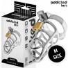 ADDICTED TOYS LOCKED - CÁMARA PENE SILVER LOCK METAL TAMAÑO M