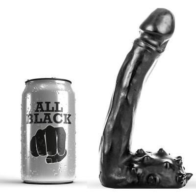ALL BLACK - Pene Realista 19 CM