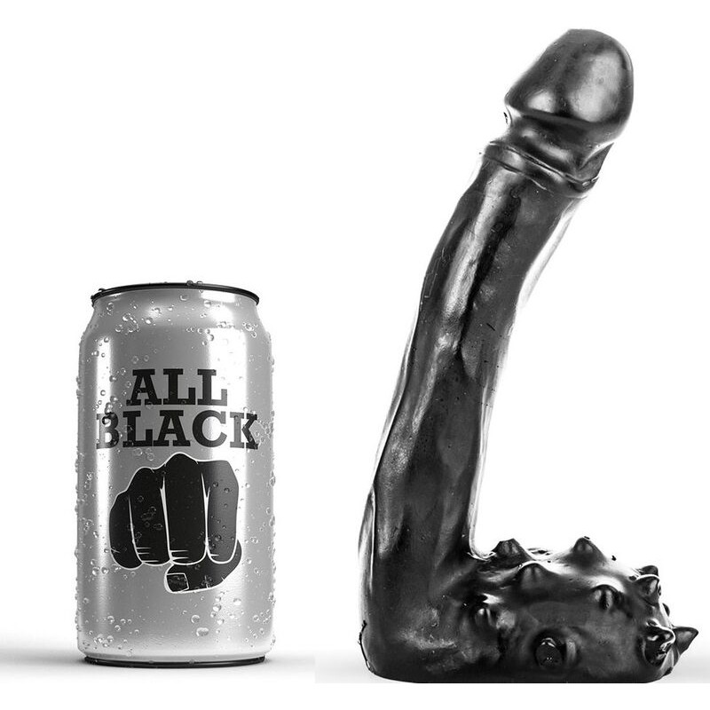 ALL BLACK - Pene Realista 19 CM