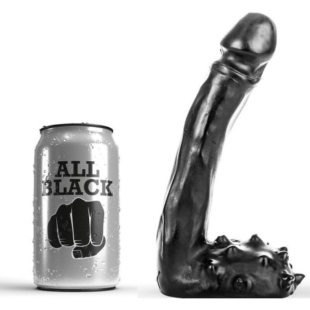 ALL BLACK - Pene Realista 19 CM