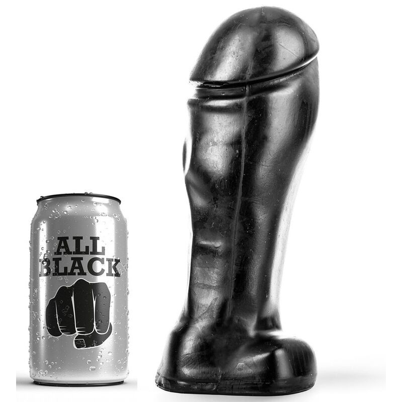 ALL BLACK - Pene 22 CM Dedo Ancho