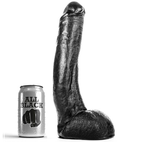 ALL BLACK - Pene 29 CM Curvado