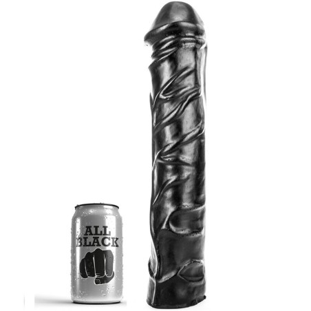 ALL BLACK - Manaza Suave Gigante Pene 32 CM
