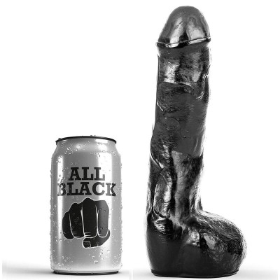 ALL BLACK - pene realista anal 20 cm