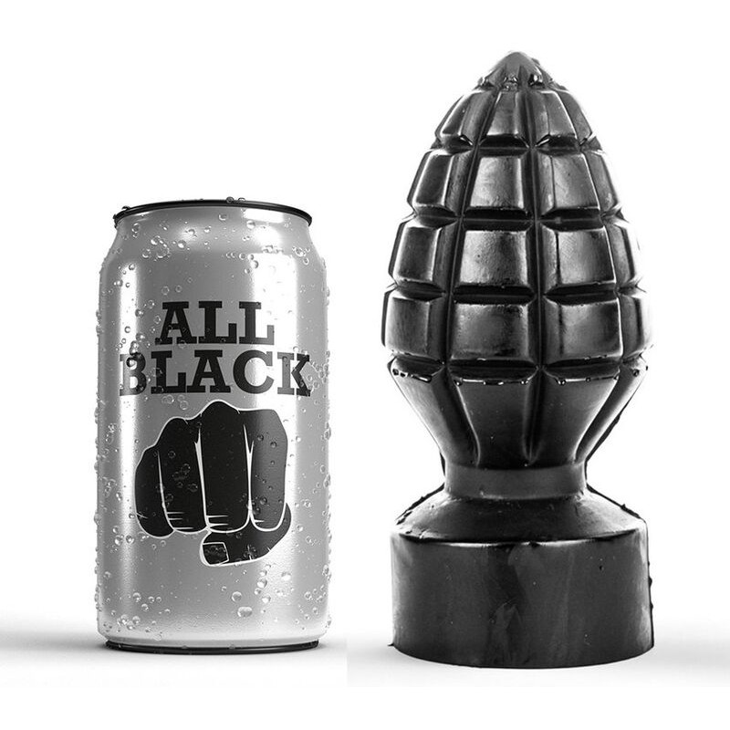 ALL BLACK - plug anal 14 cm