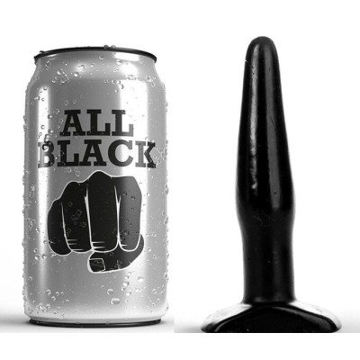 ALL BLACK - plug negro 11 cm