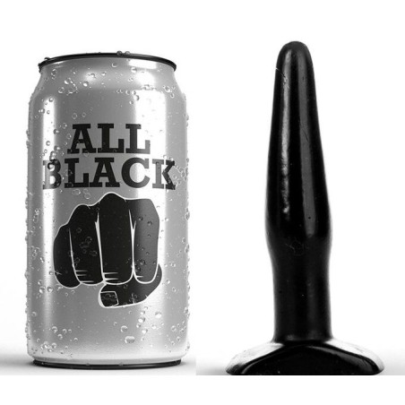 ALL BLACK - plug negro 11 cm