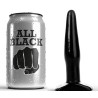 ALL BLACK - plug negro 11 cm