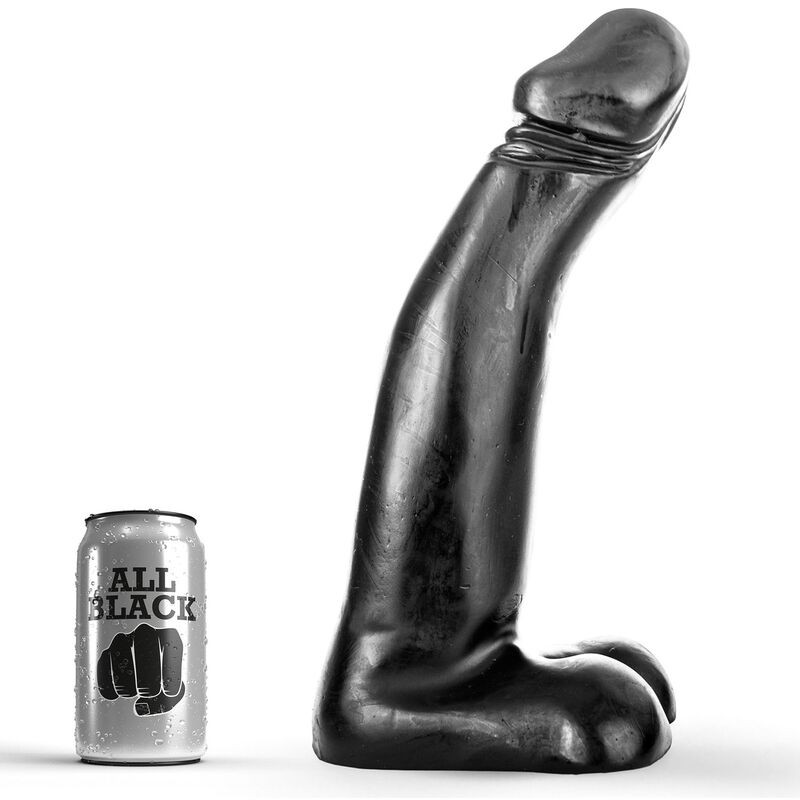 ALL BLACK - realista negro fisting dildo 29 cm