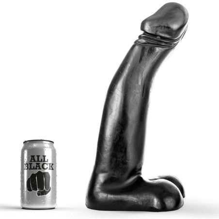 ALL BLACK - realista negro fisting dildo 29 cm