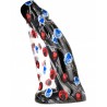 ALL BLACK - realista negro fisting dildo 29 cm
