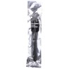 ALL BLACK - shower anal silicona sistema stopper 27 cm