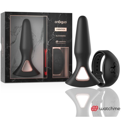 ANBIGUO - PLUG ANAL VIBRANTE CON CONTROL REMOTO WATCHME ALEXANDRU