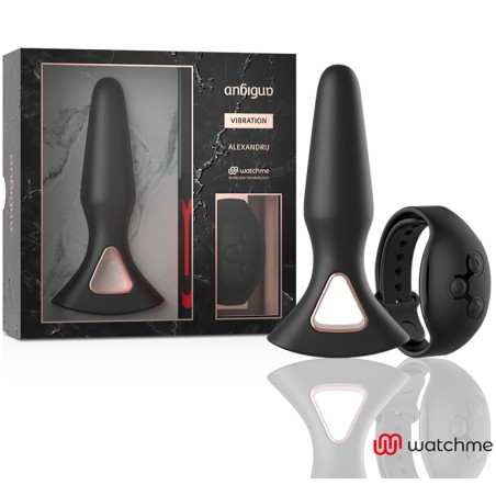 ANBIGUO - PLUG ANAL VIBRANTE CON CONTROL REMOTO WATCHME ALEXANDRU