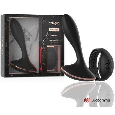 ANBIGUO - PLUG ANAL VIBRANTE CON CONTROL REMOTO WATCHME VERNET