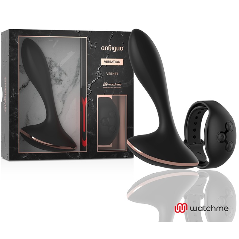 ANBIGUO - PLUG ANAL VIBRANTE CON CONTROL REMOTO WATCHME VERNET