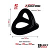 Anillo Triple Silicona Solida 40/35/32mm Talla S