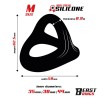 Anillo Triple Silicona Solida 44/38/35mm Talla M