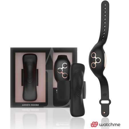 ANNE'S DESIRE - PLEASURE PANTIES TECNOLOGÍA A WATCHME NEGRO/PLATA