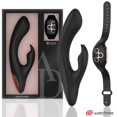 ANNE'S DESIRE - RABBIT CONTROL REMOTO TECNOLOGÍA WATCHME NEGRO/PLATA