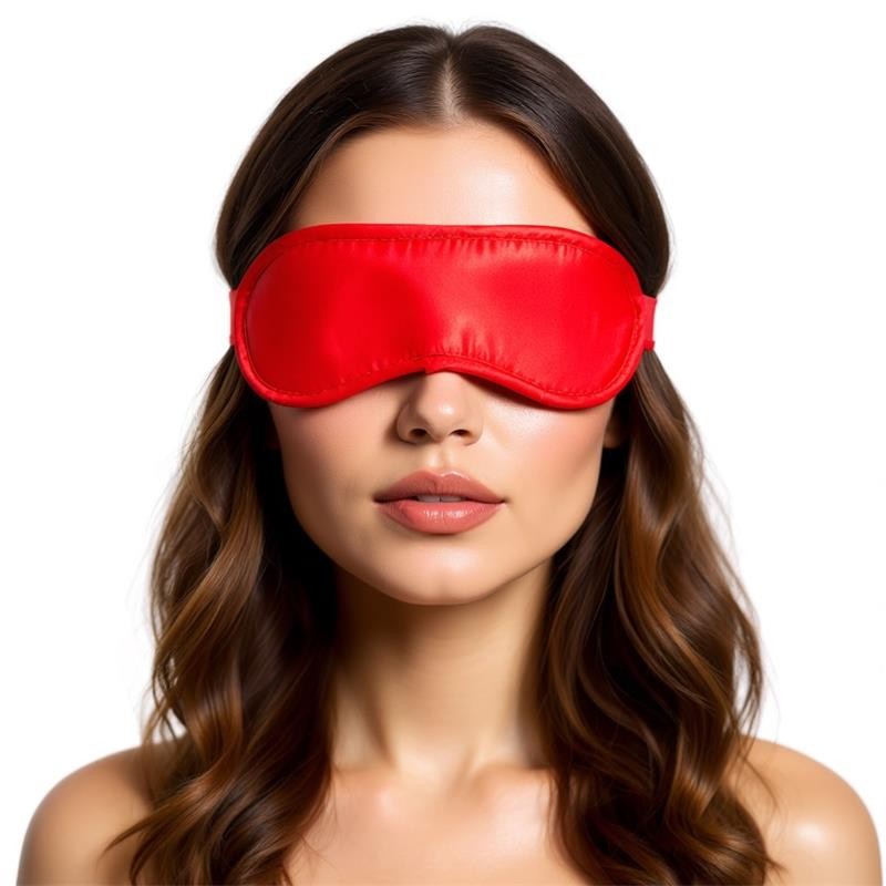 Antifaz de Satén Rojo