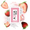 AQUA TRAVEL - SABOR CREMA DE FRESA LUBRICANTE BASE DE AGUA 6 ML