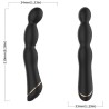 ARMONY - ESTIMULADOR VIBRADOR BAMBU AJUSTABLE NEGRO