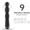 ARMONY - ESTIMULADOR VIBRADOR BAMBU AJUSTABLE NEGRO