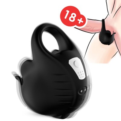 ARMONY - ESTIMULADOR VIBRADOR DE APUÑALADO ANILLO NEGRO