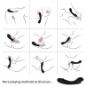 ARMONY - ESTIMULADOR VIBRADOR DILDO G-SPOT SILICONA NEGRO