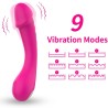 ARMONY - ESTIMULADOR VIBRADOR DILDO G-SPOT SILICONA FUCHSIA