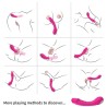 ARMONY - ESTIMULADOR VIBRADOR DILDO G-SPOT SILICONA FUCHSIA
