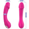 ARMONY - ESTIMULADOR VIBRADOR DILDO G-SPOT SILICONA FUCHSIA