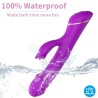 ARMONY - ESTIMULADOR VIBRADOR DILDO CABALLO SILICONA MORADO
