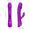 ARMONY - ESTIMULADOR VIBRADOR DILDO CABALLO SILICONA MORADO