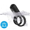 ARMONY - VIBRADOR CON DOBLE ANILLO NEGRO