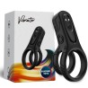 ARMONY - VIBRADOR CON DOBLE ANILLO NEGRO