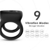 ARMONY - VIBRADOR CON DOBLE ANILLO NEGRO