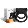 ARMONY - VIBRADOR CON DOBLE ANILLO NEGRO