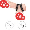 ARMONY - VIBRADOR DOBLE ANILLO ELÁSTICO NEGRO