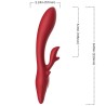 ARMONY - VIBRADOR ELK CON CURVA ROJO