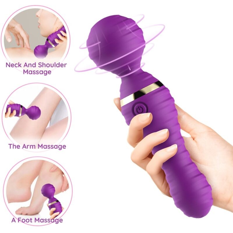 ARMONY - FREEDO MASAJEADOR Y VIBRADOR PEQUEÑO MORADO
