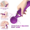 ARMONY - FREEZA MASAJEADOR Y VIBRADOR CABEZA SUPER FLEXIBLE NEGRO