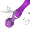 ARMONY - FREEZA MASAJEADOR Y VIBRADOR CABEZA SUPER FLEXIBLE MORADO