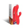 ARMONY - ESTIMULADOR G-SPOT Y CLITOR VIBRADOR CON LÍNGUA OSCILANTE ROJO