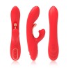 ARMONY - ESTIMULADOR G-SPOT Y CLITOR VIBRADOR CON LÍNGUA OSCILANTE ROJO