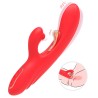 ARMONY - ESTIMULADOR G-SPOT Y CLITOR VIBRADOR CON LÍNGUA OSCILANTE ROJO