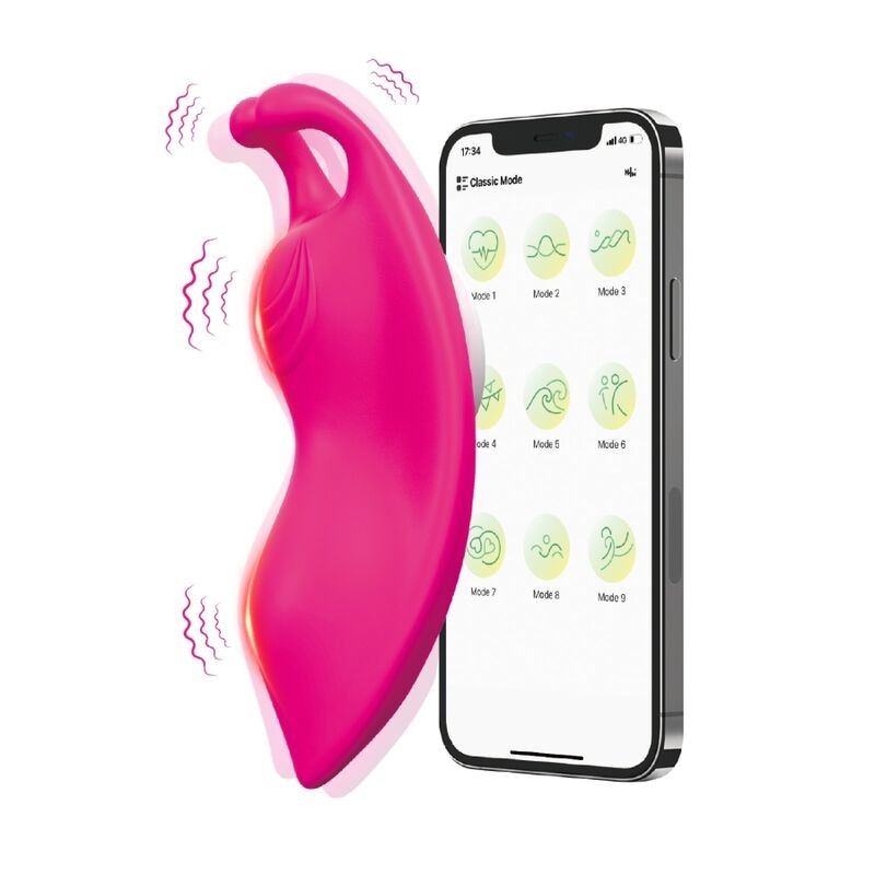 ARMONY - PANTALONES VIBRADOR G-SPOT FUCHSIA - APLICACIÓN GRATIS