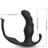 ARMONY - VIBRADOR CABALLERO ANAL PRÓSTATA Y ANILLO CONTROL REMOTO NEGRO